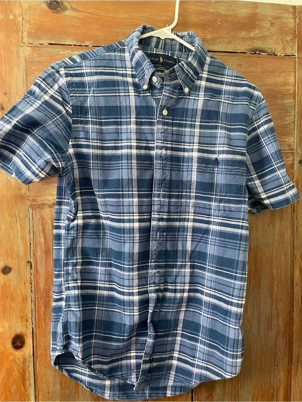 RL s/s indigo Oxford men’s slim fit